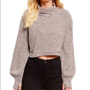 Free people cropped sweater